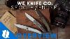 We Knife Co Sentinel Folding Knife 2.97 Cpm 20cv Steel Blade Titanium/micarta